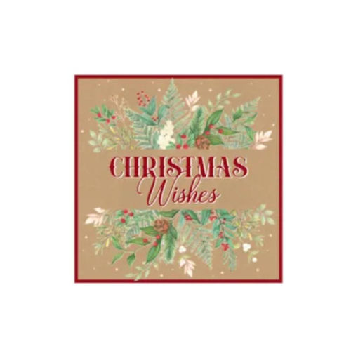 Picture of MERRY CHRISTMAS KRAFT BOXED CARDS - 12 PACK